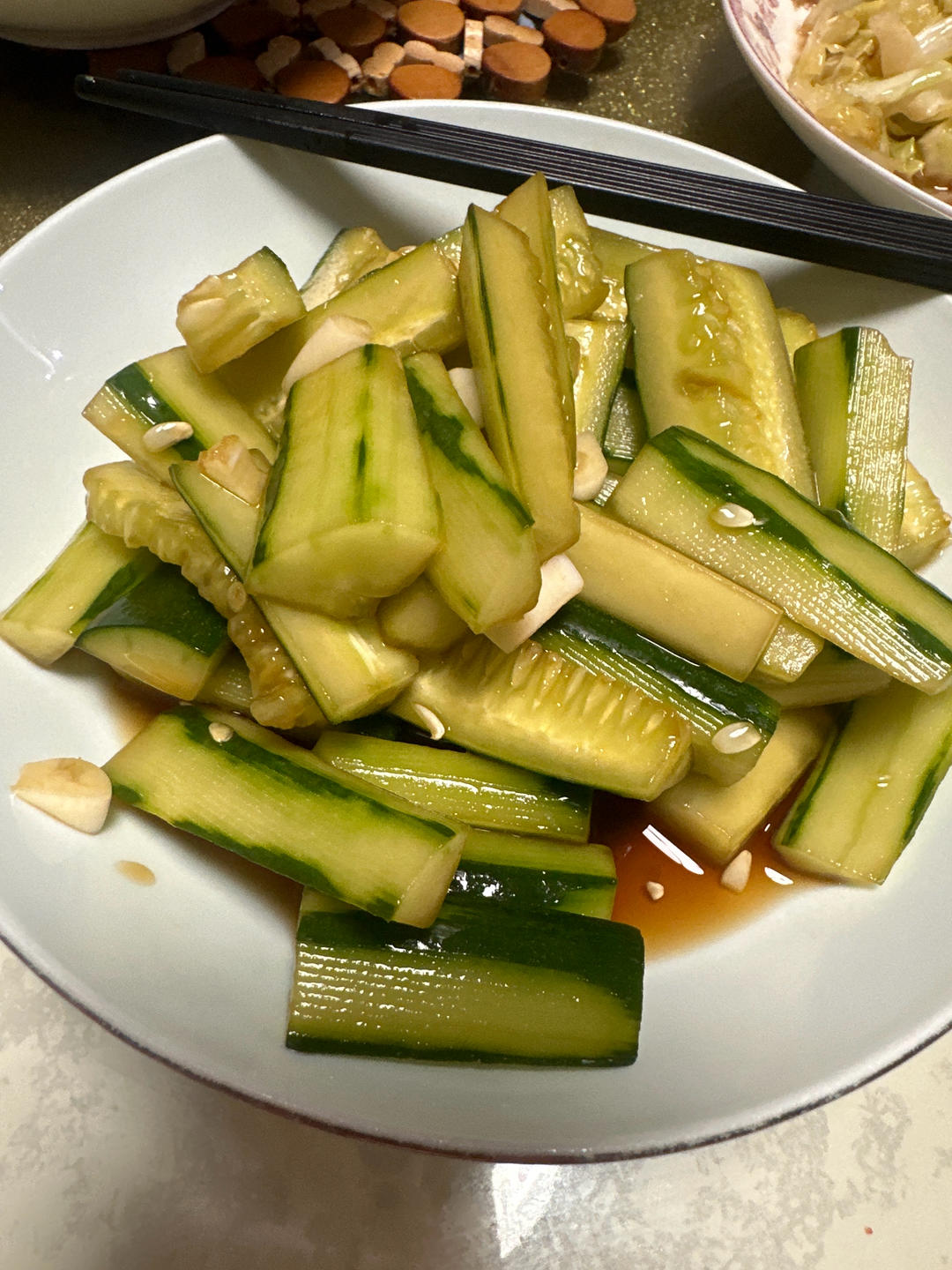 用料极简美味不减的凉拌黄瓜