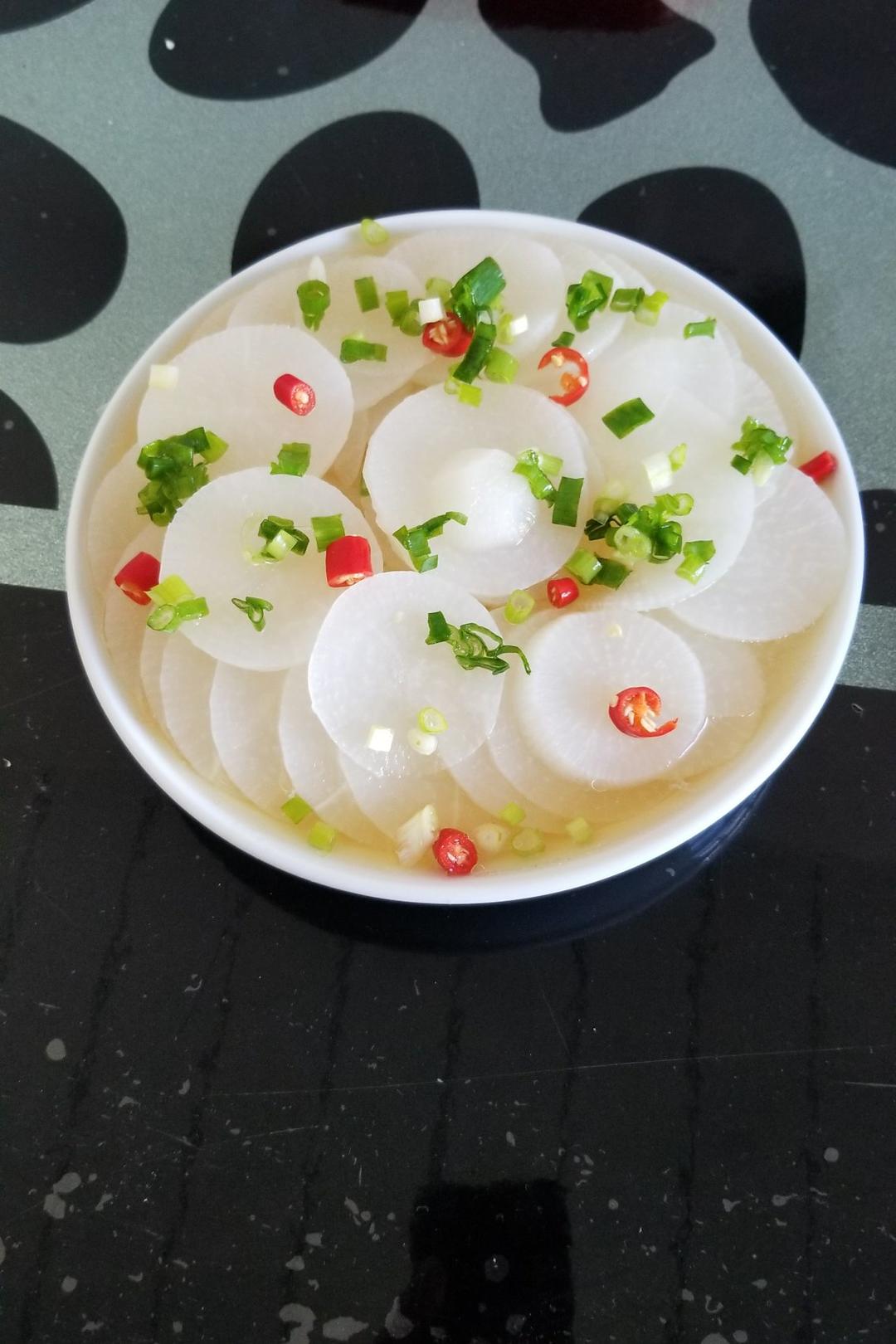 清蒸白萝卜