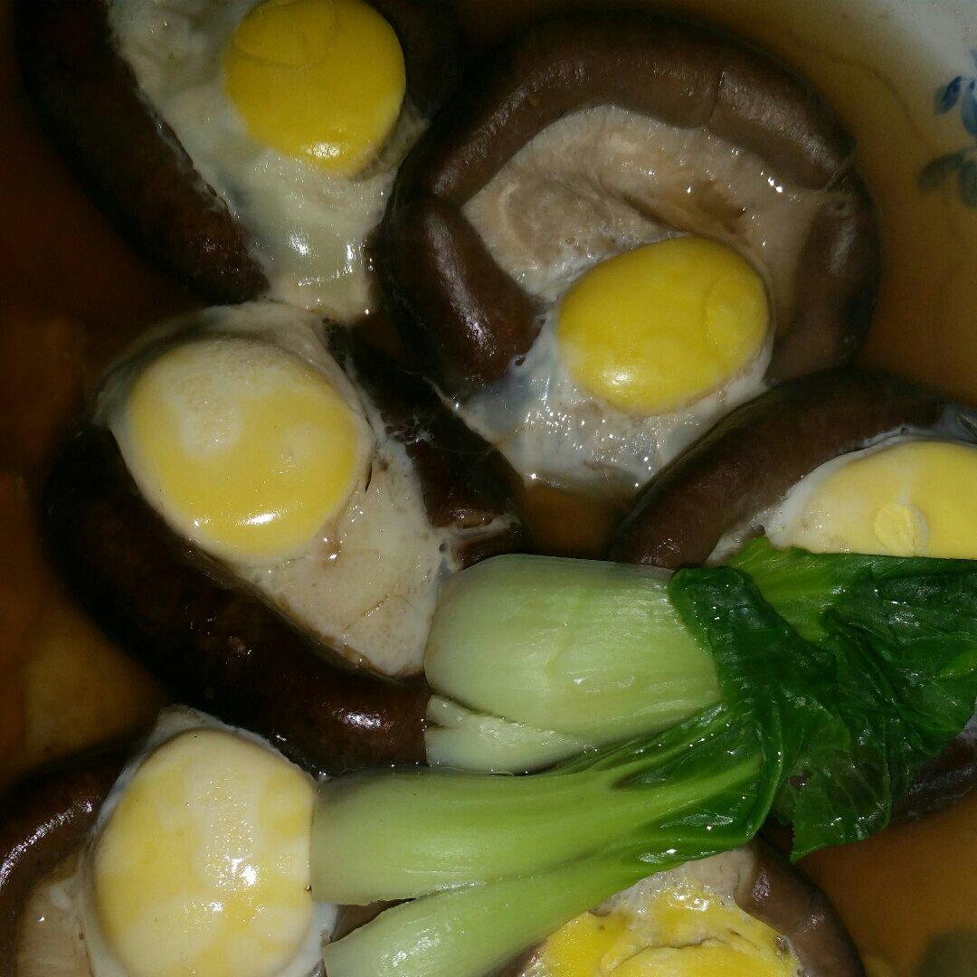 香菇太阳蛋（好吃赛鲍鱼哟！！！）