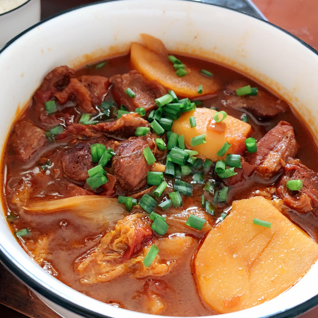 番茄土豆炖牛腩