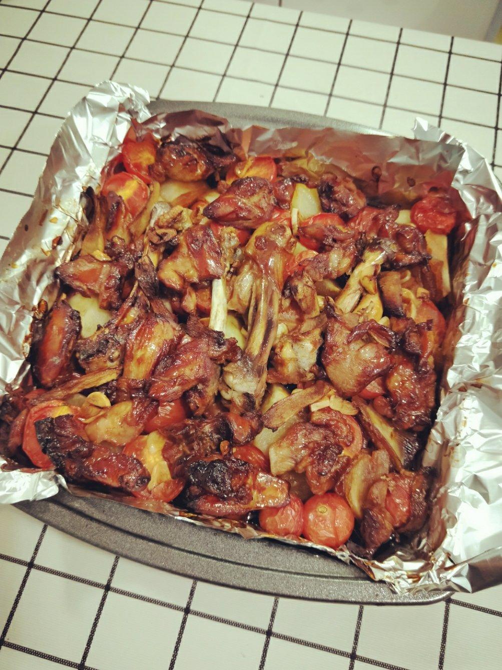 脆皮烤鸡腿