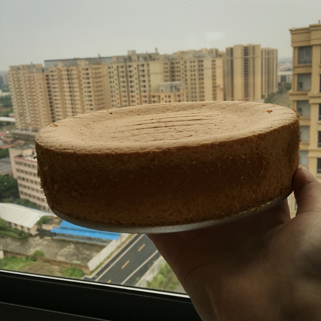 超好记八寸戚风蛋糕（后蛋法）