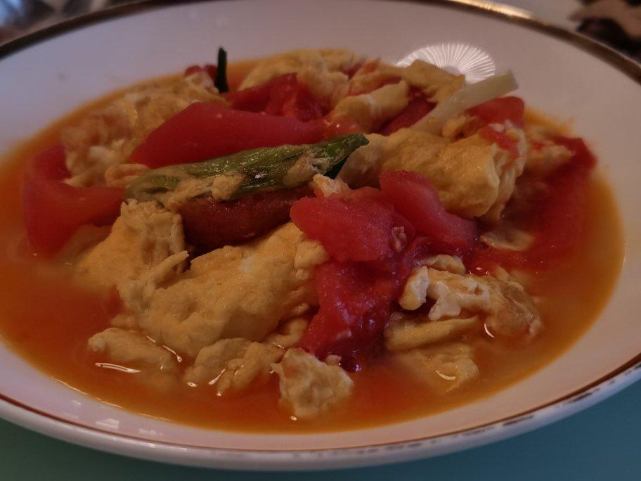 家常小炒：丝瓜西红柿🍅炒鸡蛋