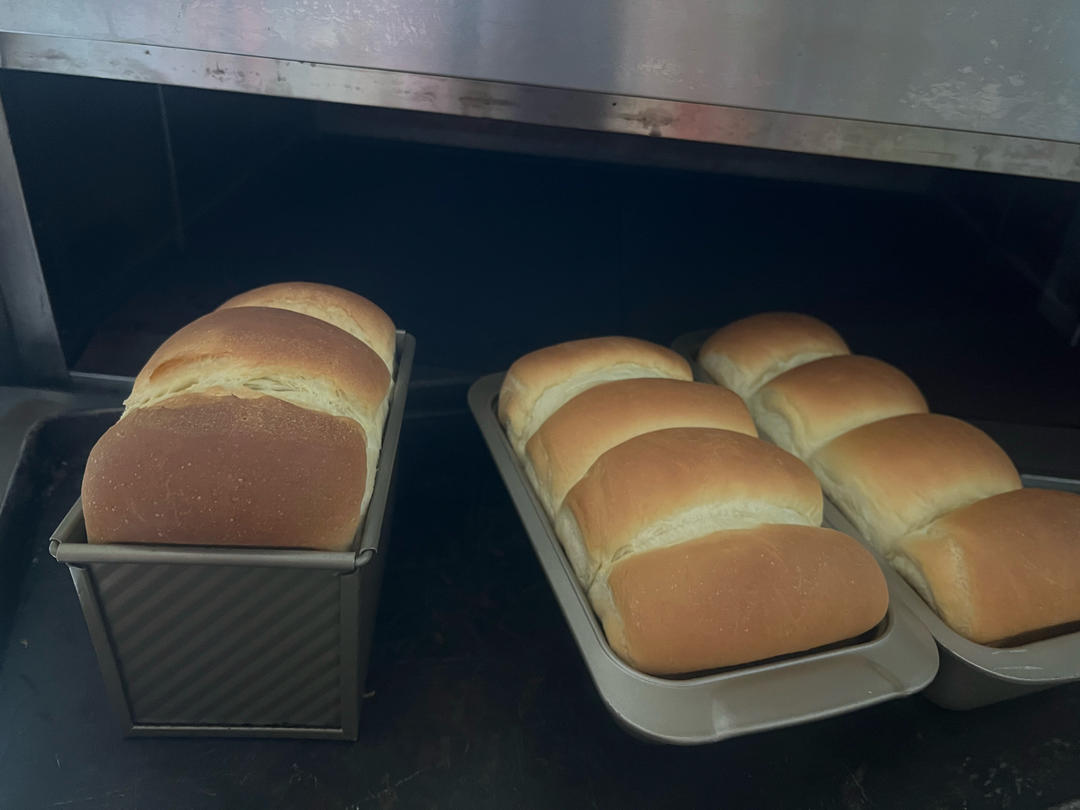 超软拉丝牛奶吐司🍞一次发酵