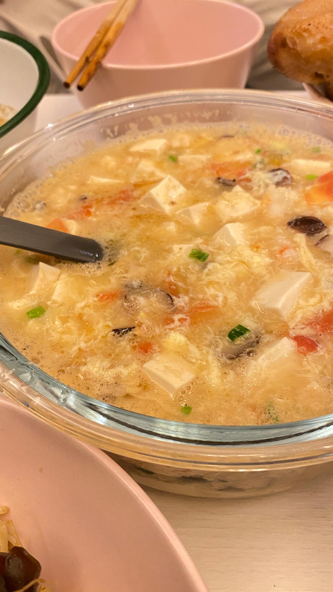 蟹黄海虾豆腐羹