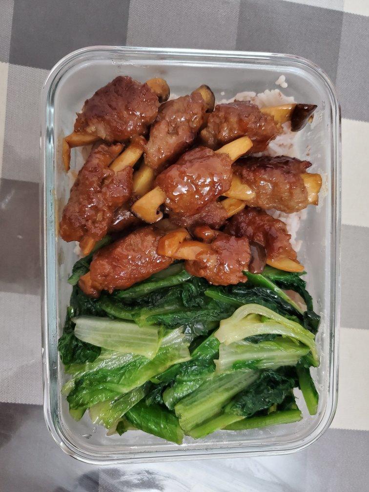 杏鲍菇酿肉卷