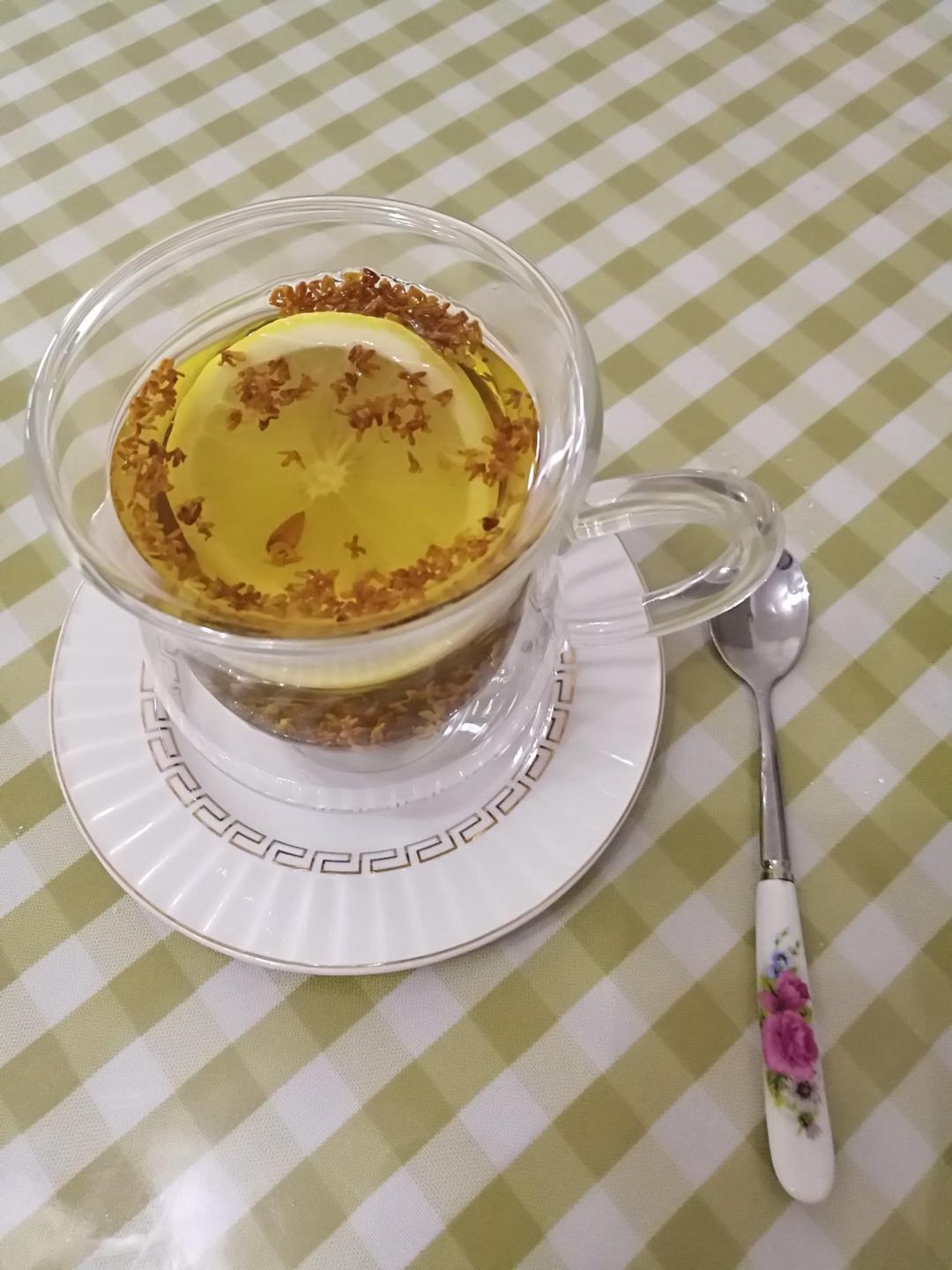 cathy_6lhm做的舒缓情绪醒脑提神的柠檬桂花茶