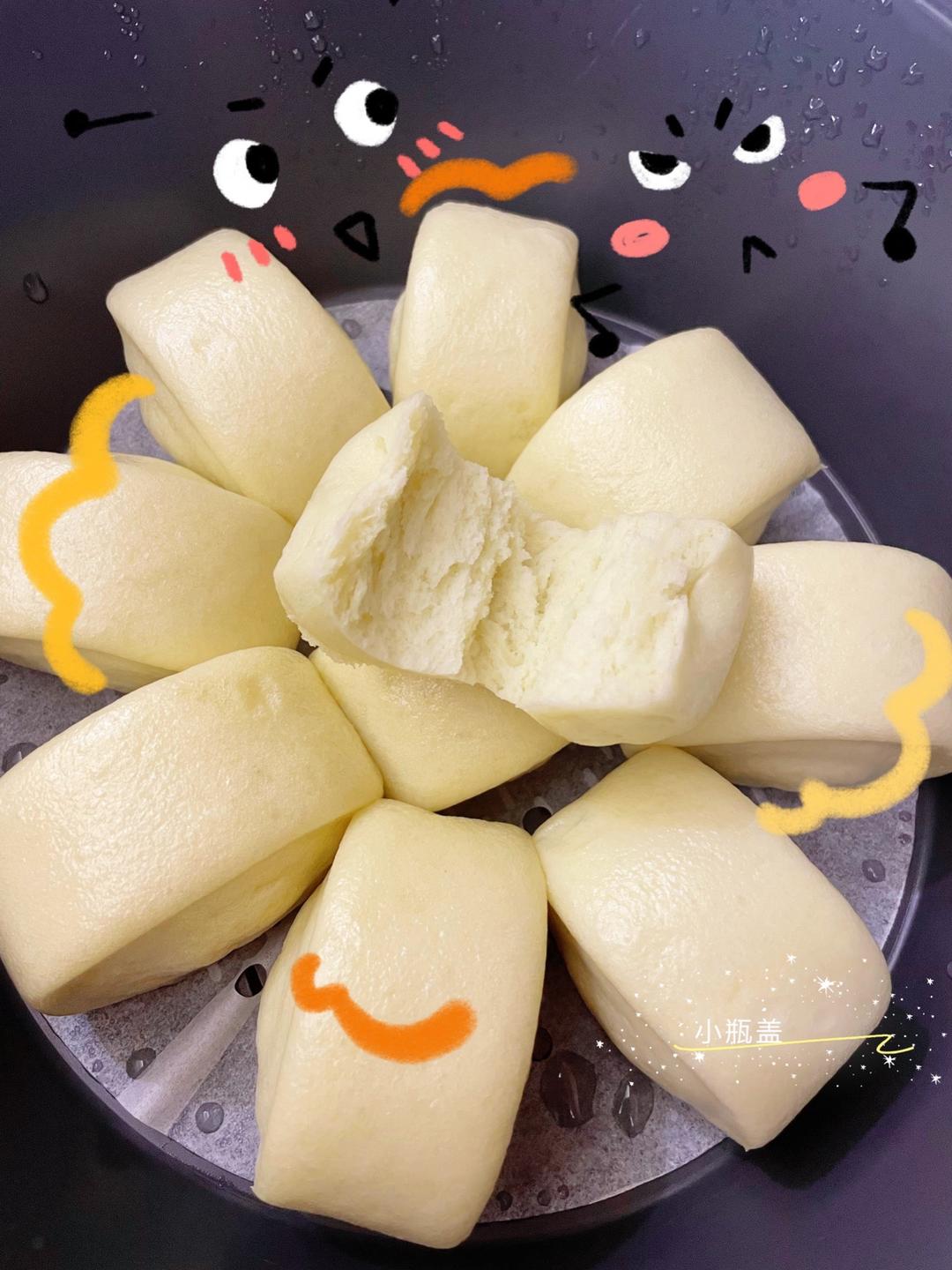 纯奶手撕吐司的做法 步骤1