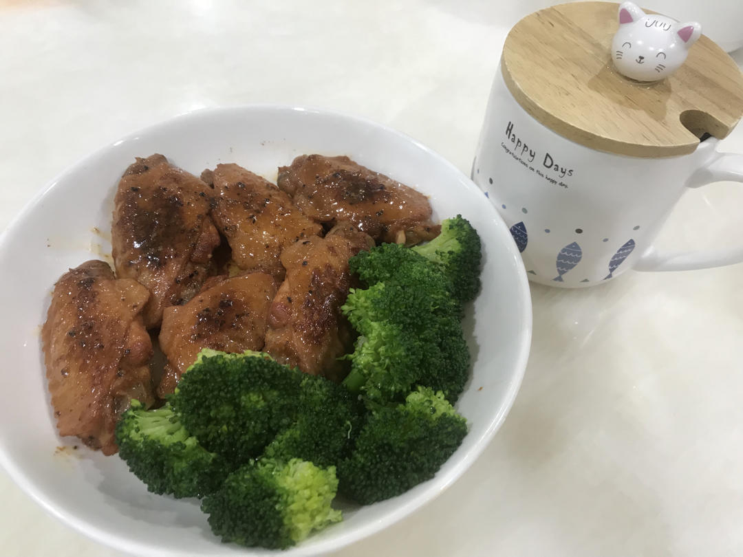 蜜汁黑椒鸡翅