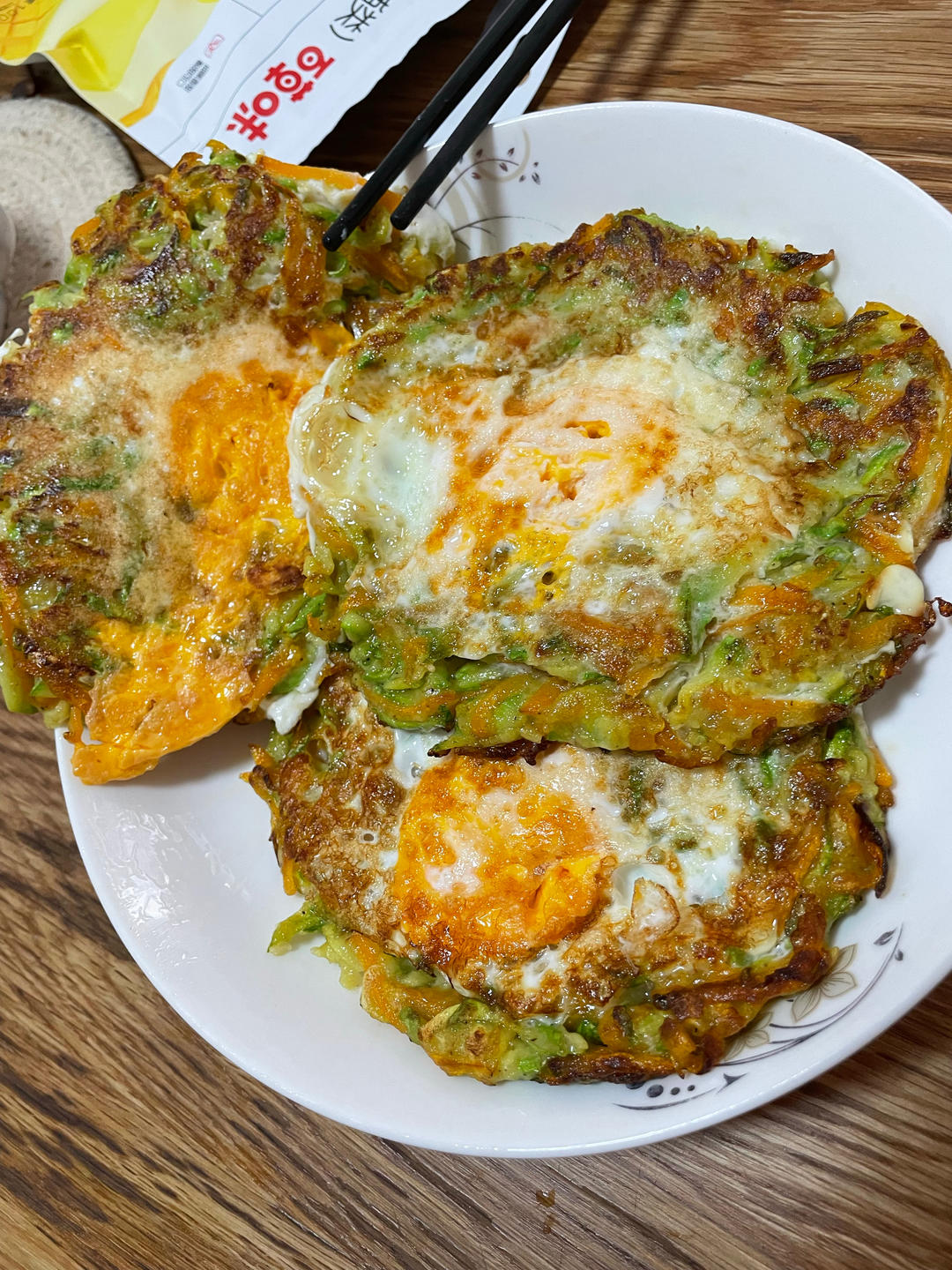 小吃糕点-蔬菜鸡蛋饼