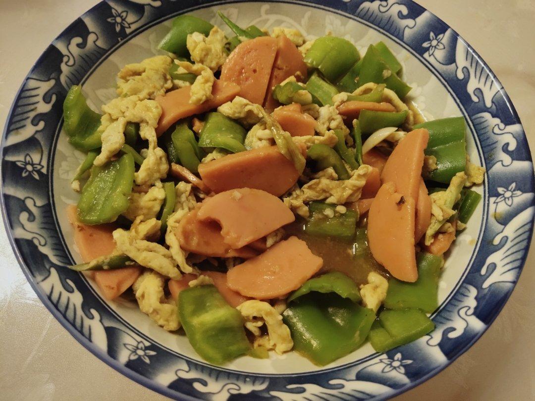 鸡蛋火腿尖椒