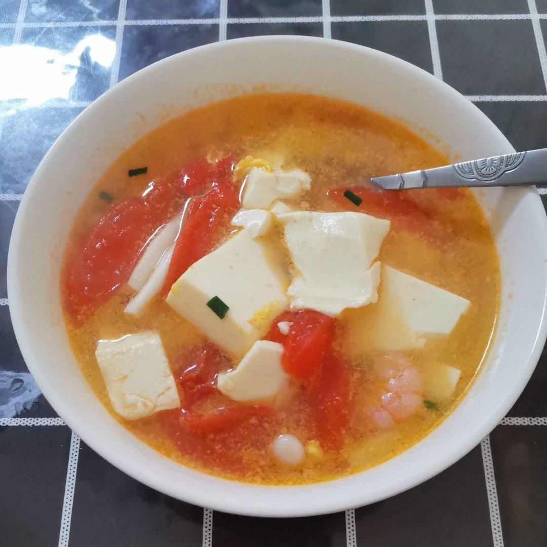 低卡高蛋白番茄豆腐汤