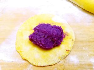 紫薯馅南瓜饼的做法 步骤4