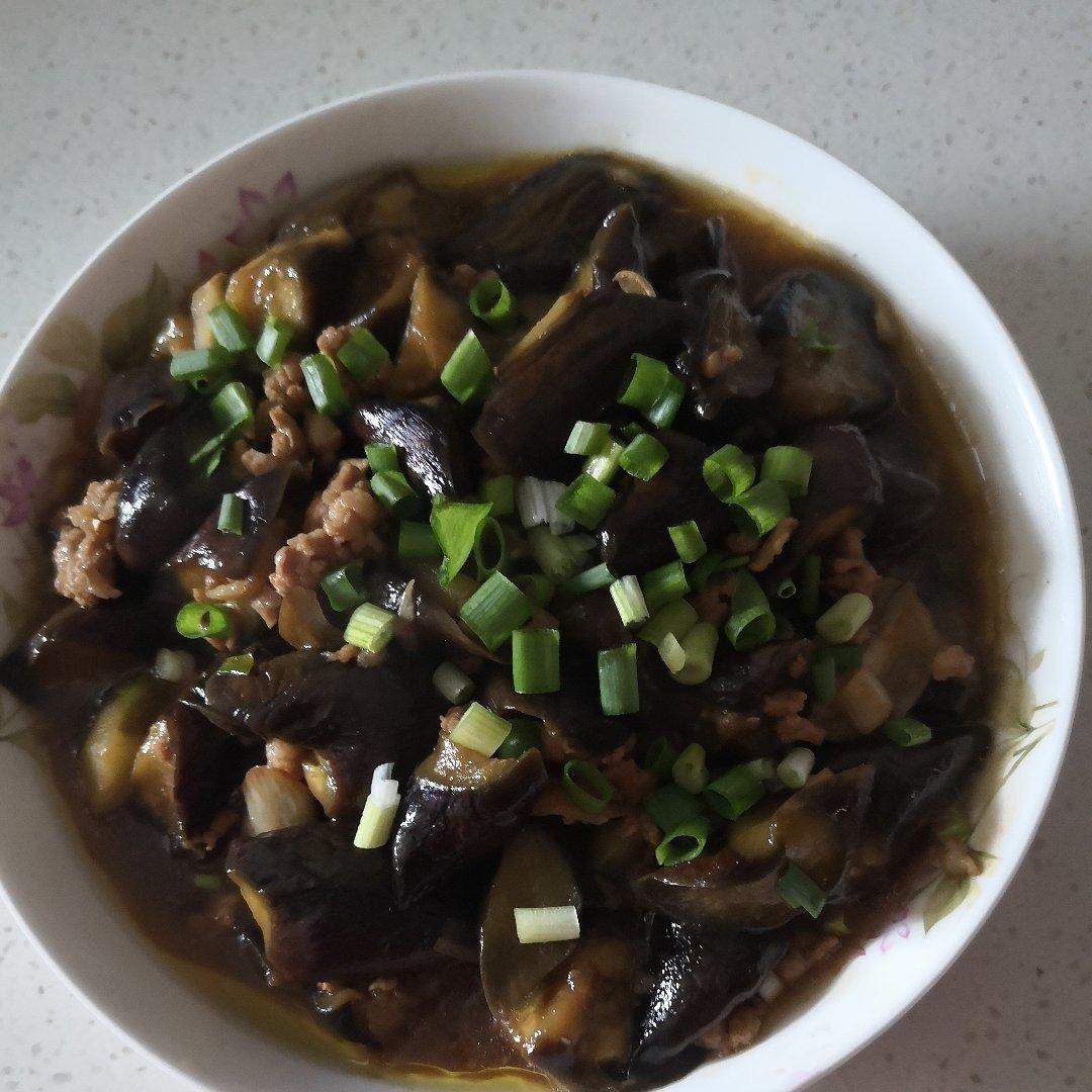 红烧肉沫茄子
