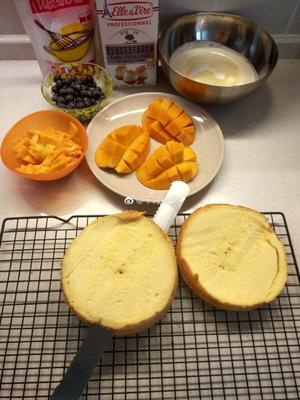 芒果裸蛋糕的做法 步骤1