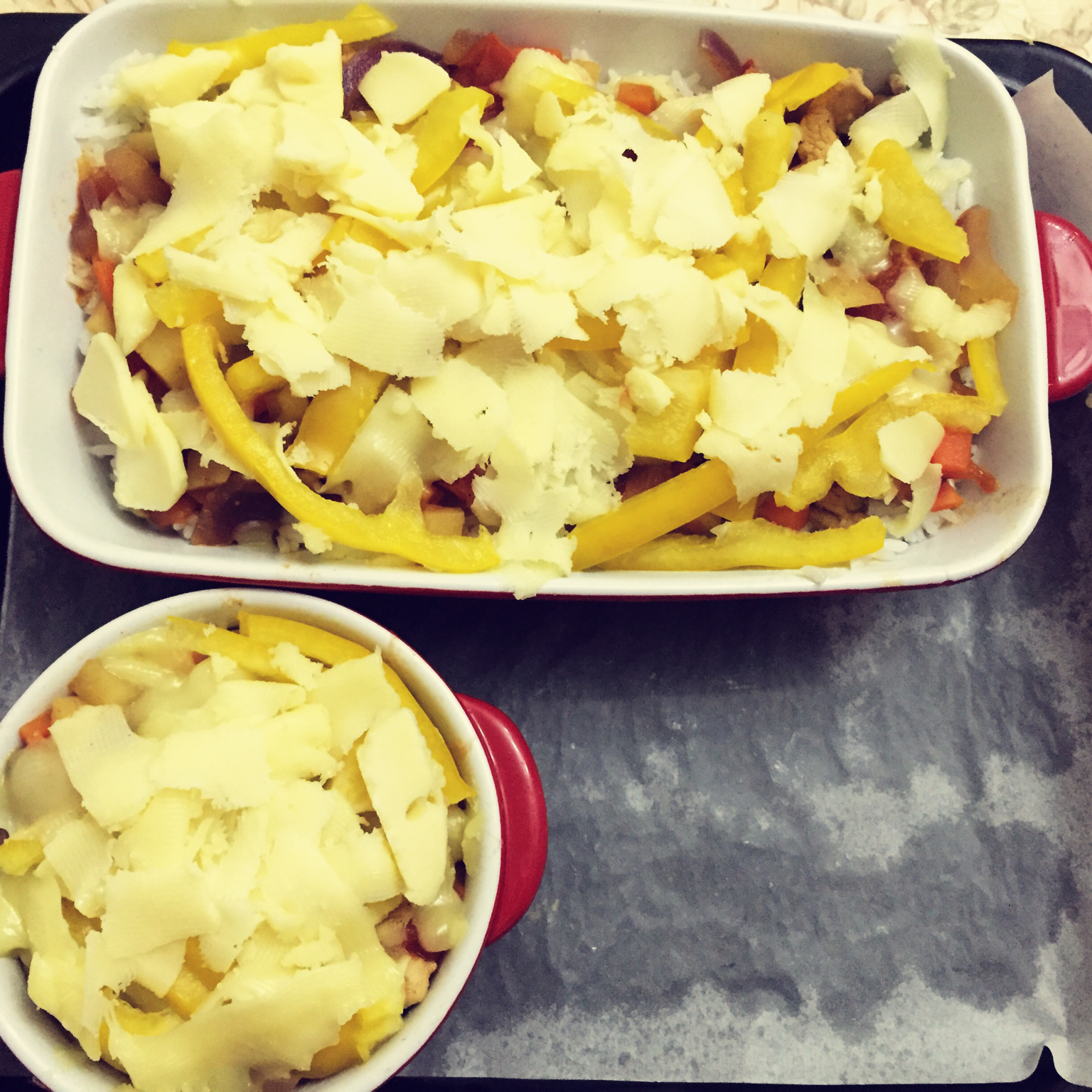 番茄鸡肉浓情焗饭【两人份】