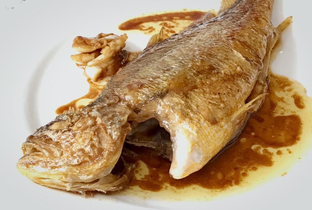 余温法煎封鱼的做法