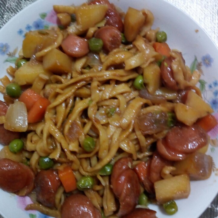 土豆焖面