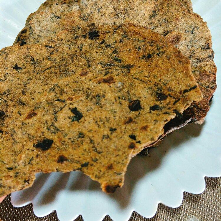 快手素梅干菜全麦脆饼【健康主食】