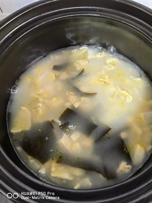 鲜汤--海带鸡蛋豆腐汤的做法 步骤6