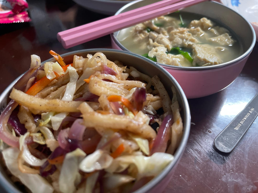 陕西私房炒饼[内附饼丝做法]