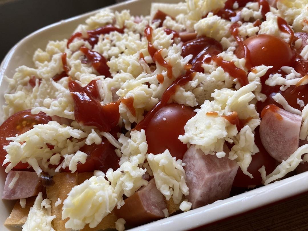 芝士面包片披萨