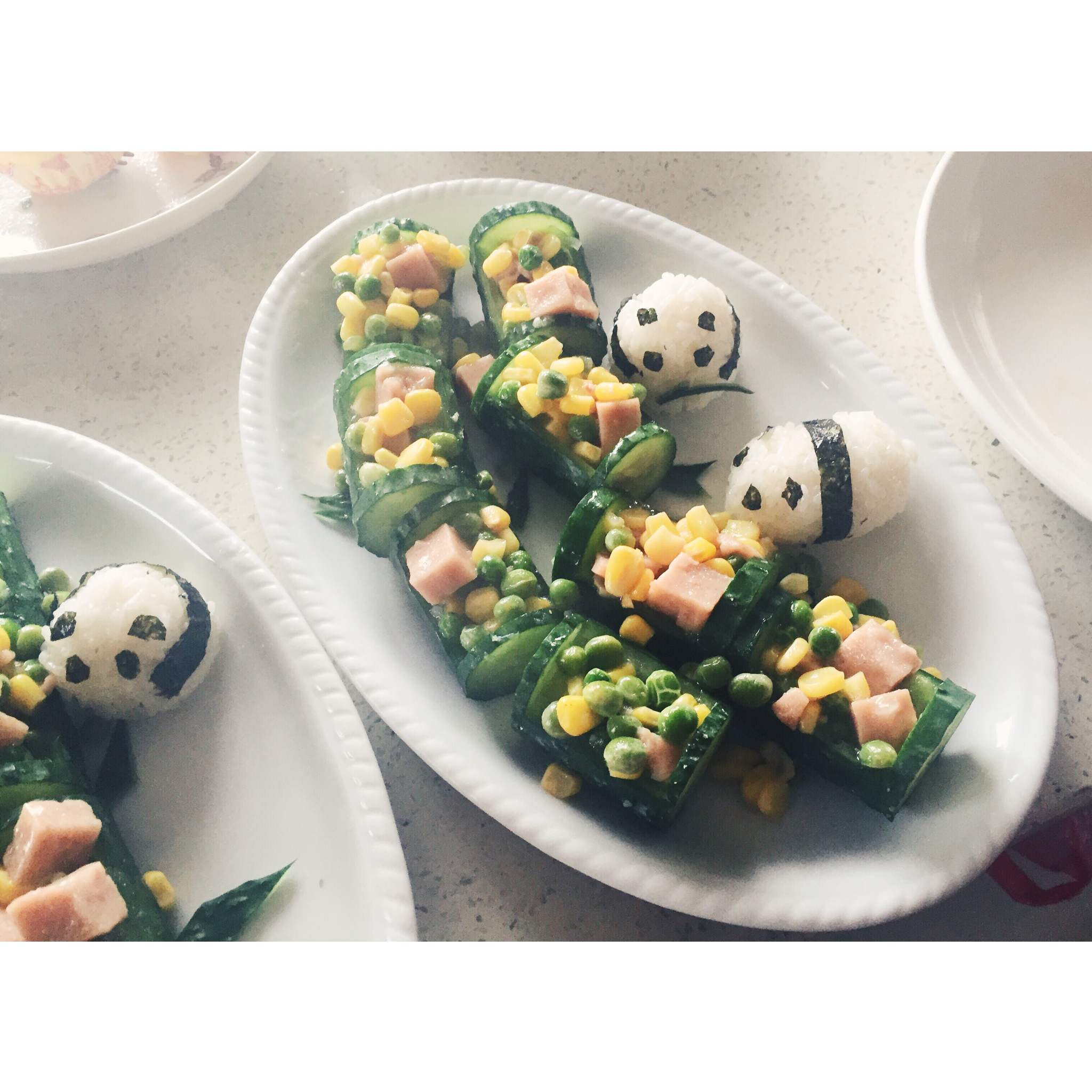 【年味】-节节登高-鸡胸肉沙拉&熊猫饭团