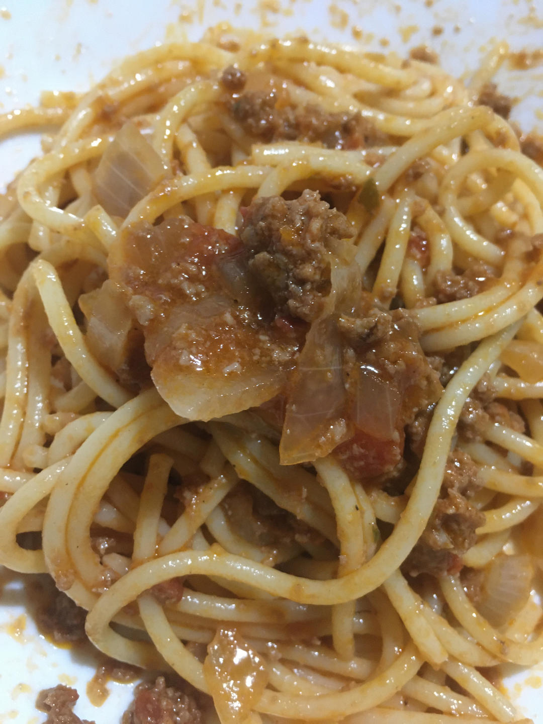（完胜必胜客的）番茄肉酱意大利面～