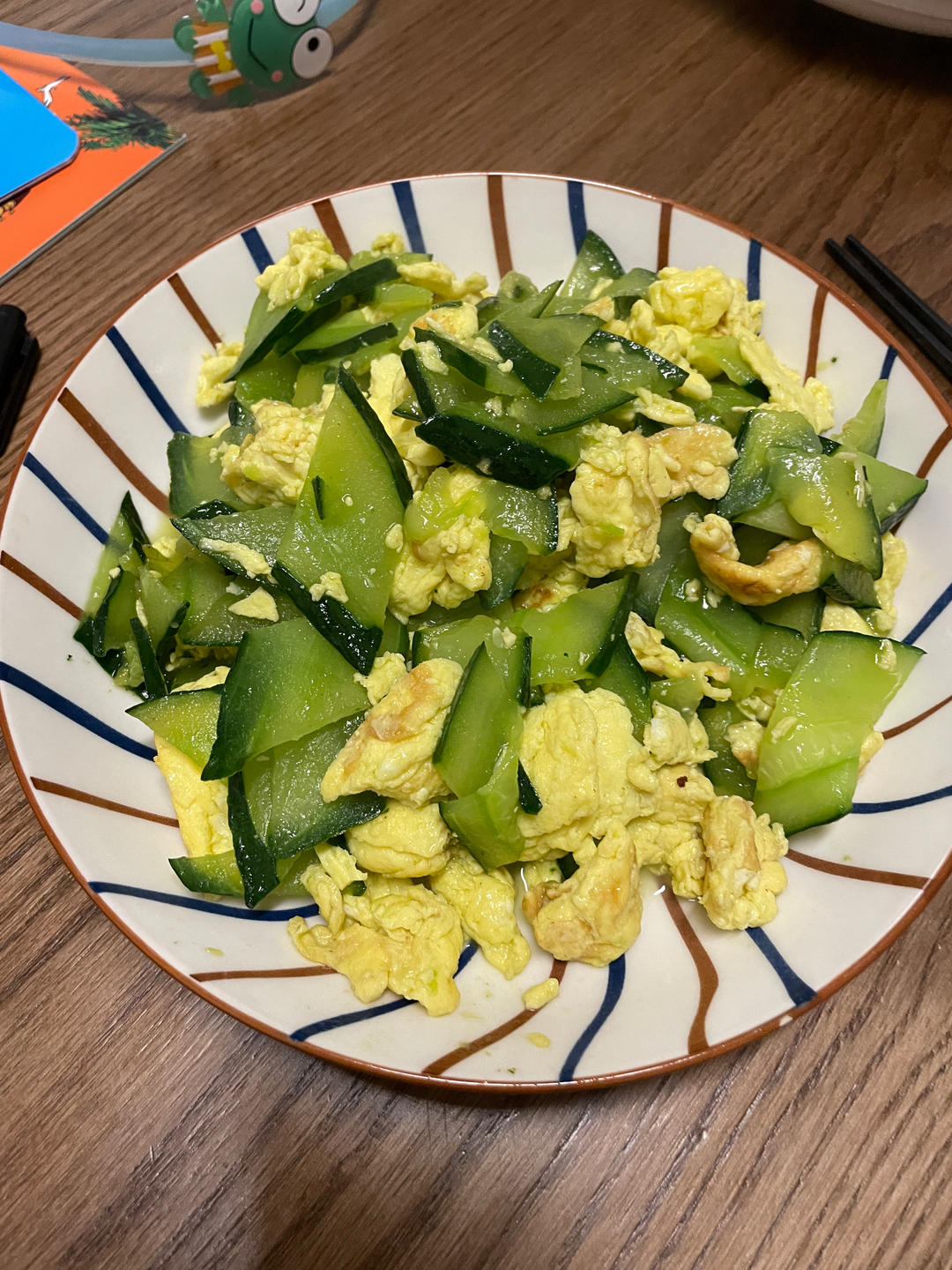 黄瓜炒鸡蛋 （青瓜炒鸡蛋）