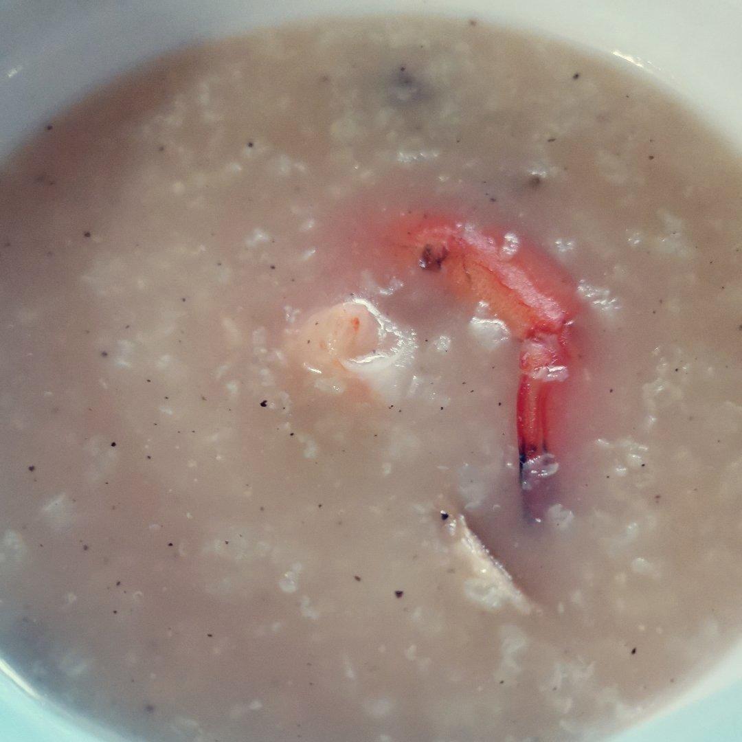 十五分钟快手之砂锅鲜虾粥(附5分钟电饭煲电压力锅更快捷方法)