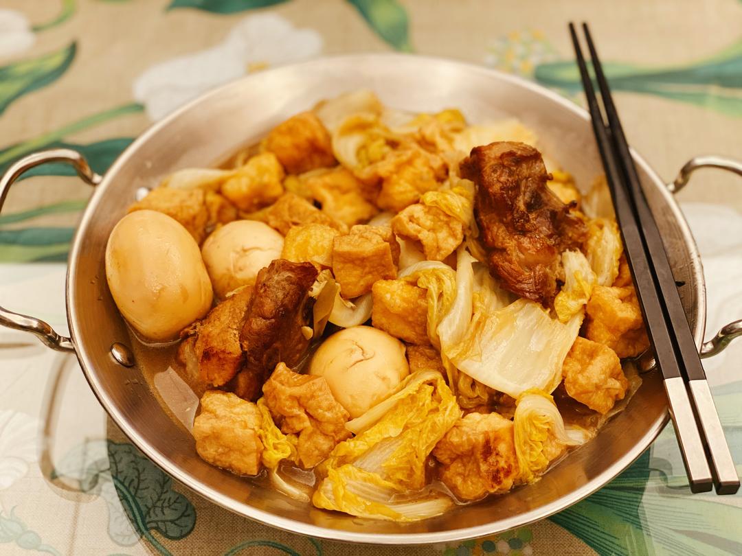 排骨(与鸡蛋完美混搭)白菜炖豆腐