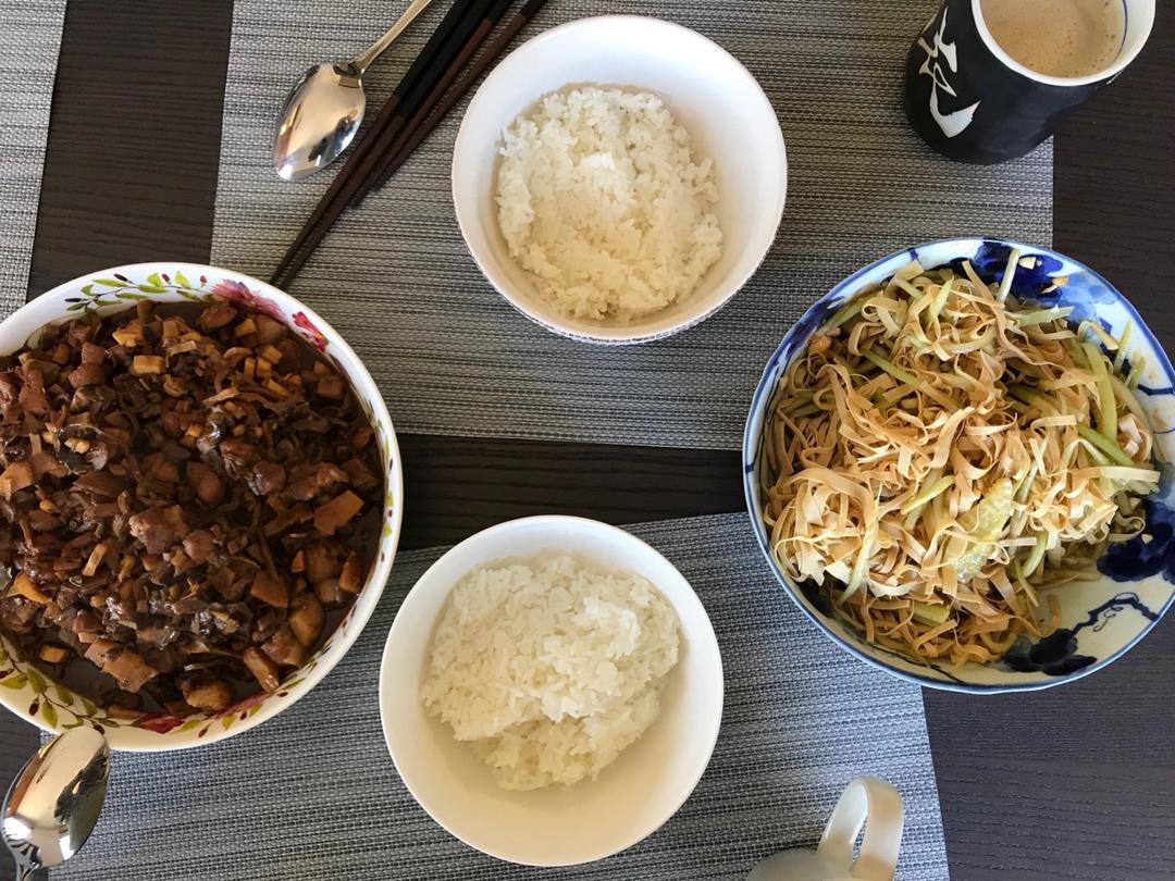三丁拌饭