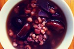 红豆薏米红枣紫薯糖水