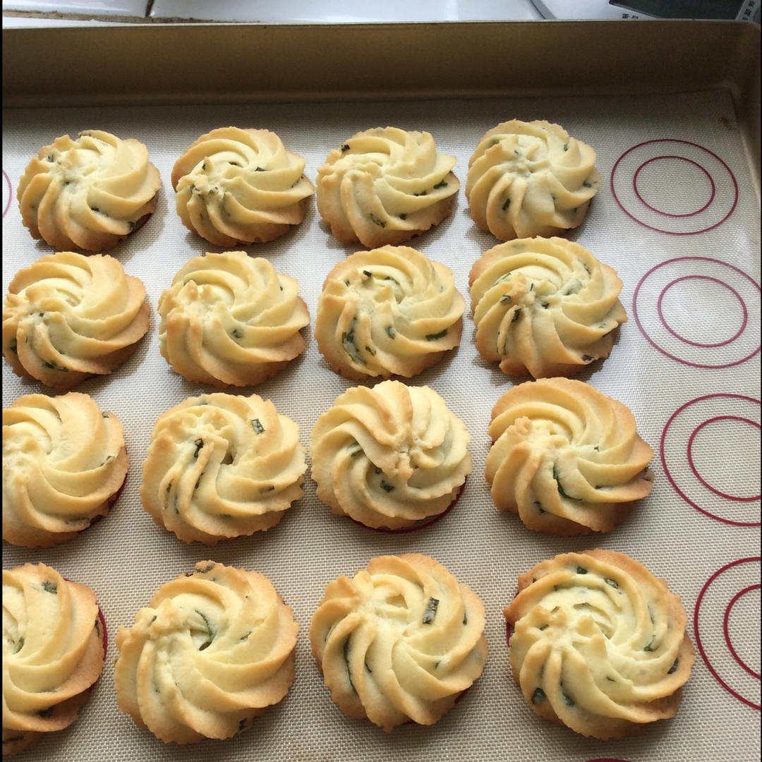 葱香曲奇——酥脆的咸味饼干