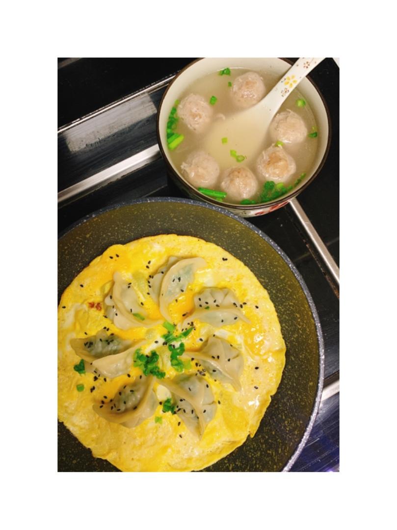 懒人快手抱蛋煎饺