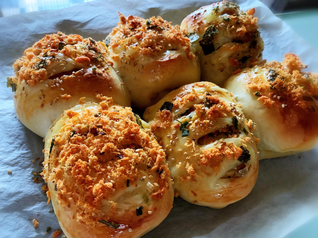 放3天依然柔软‼️手撕肉松小吐司｜汤种法