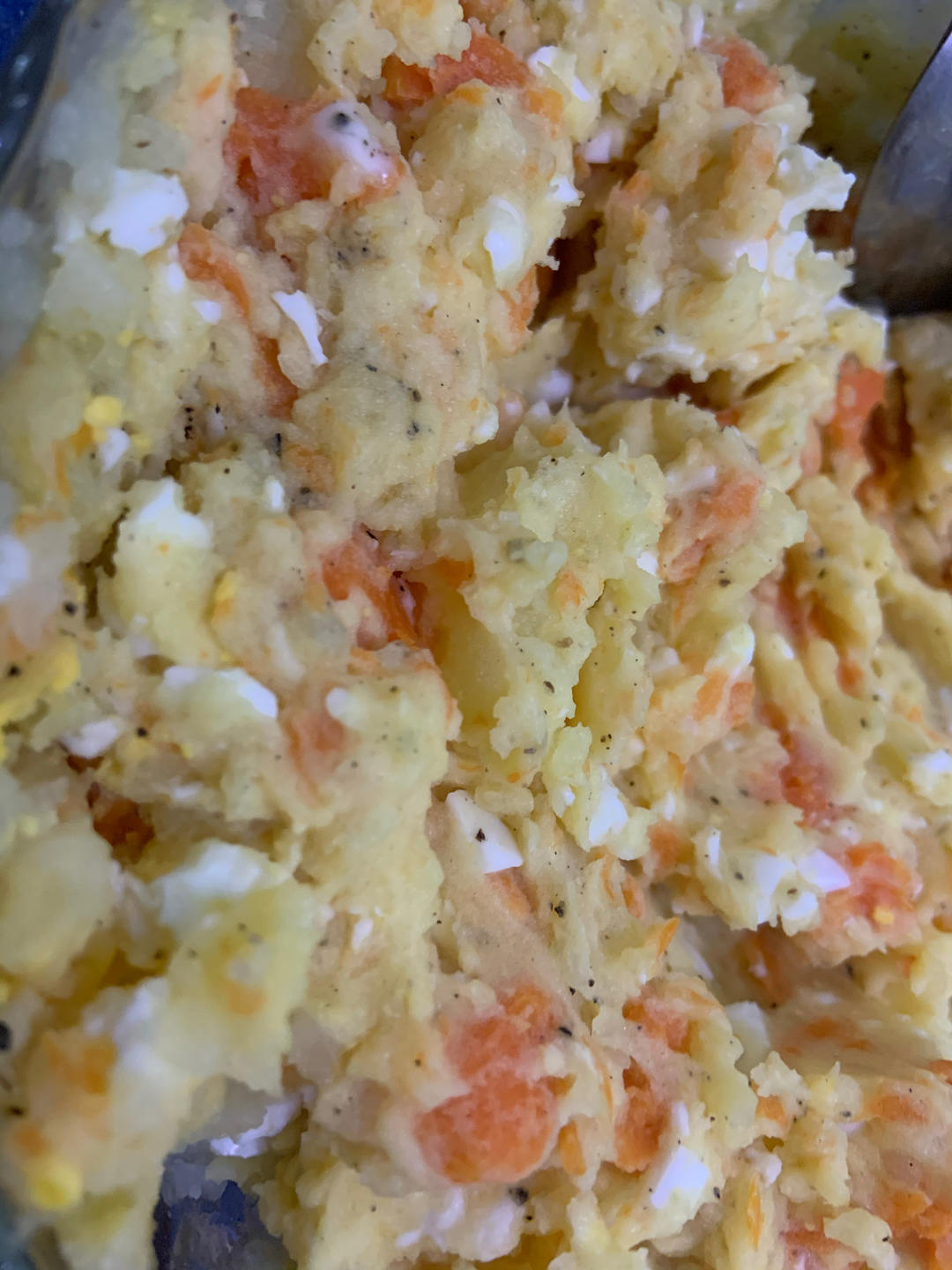 减脂餐——土豆泥鸡蛋沙拉