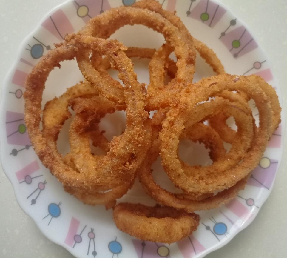美味洋葱圈的做法