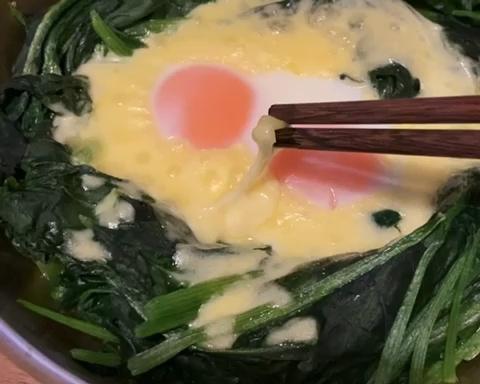 菠菜芝士烤太阳蛋