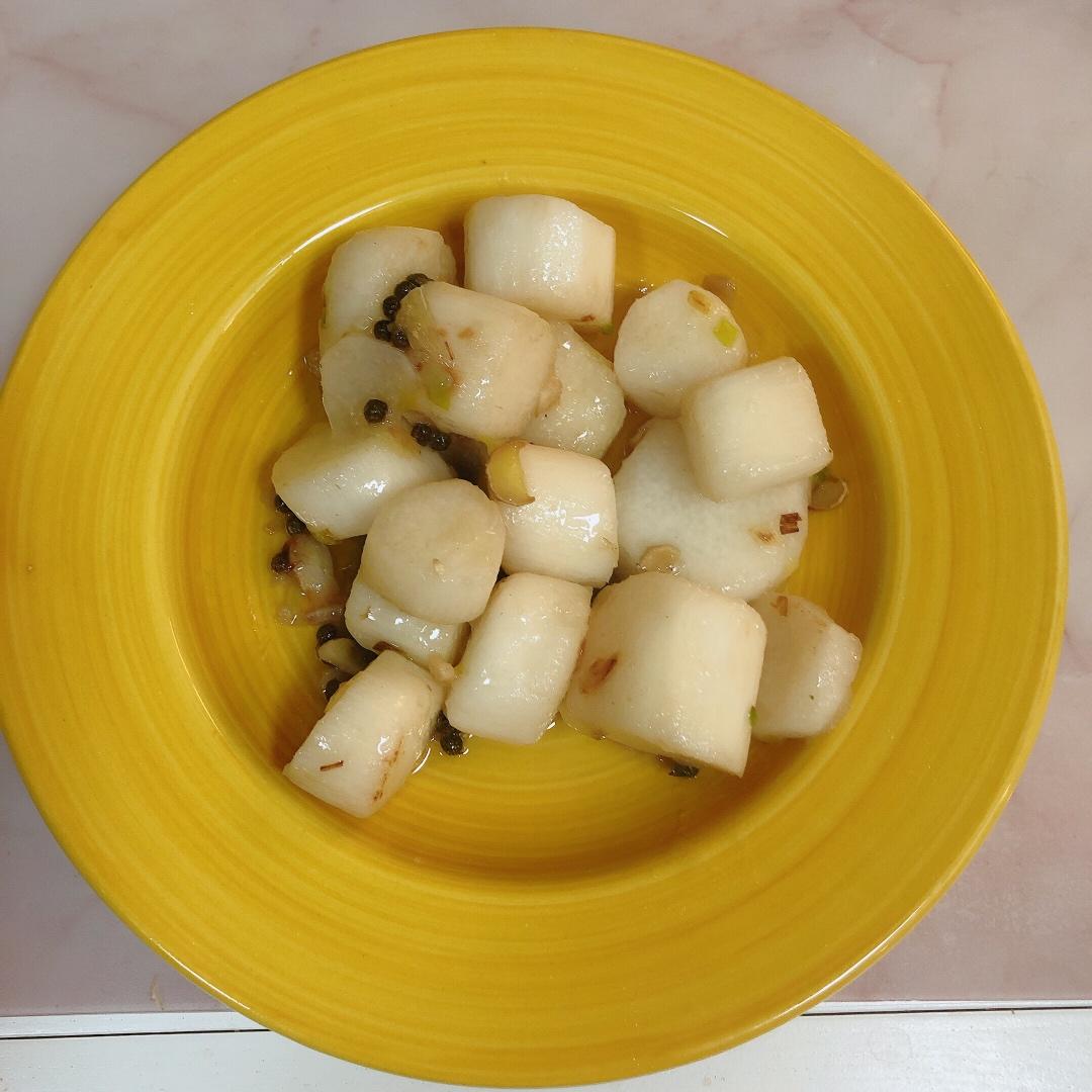 老丁的私房菜-清炒山药