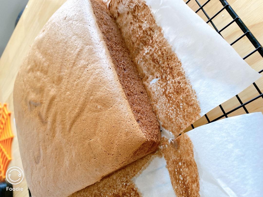 超细腻❗️巧克力可可古早蛋糕