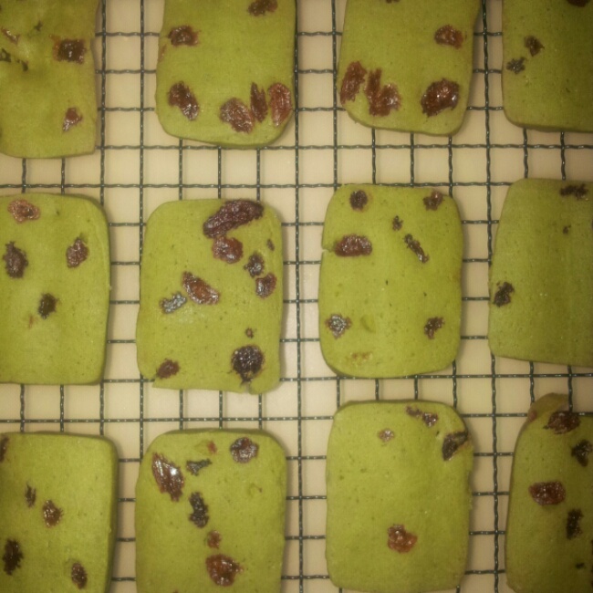抹茶杏仁饼干