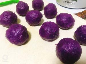 爆浆芝士紫薯仙豆糕的做法 步骤5