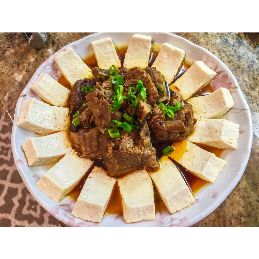排骨蒸豆腐