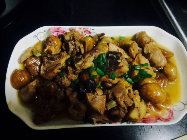 销魂板栗鸡