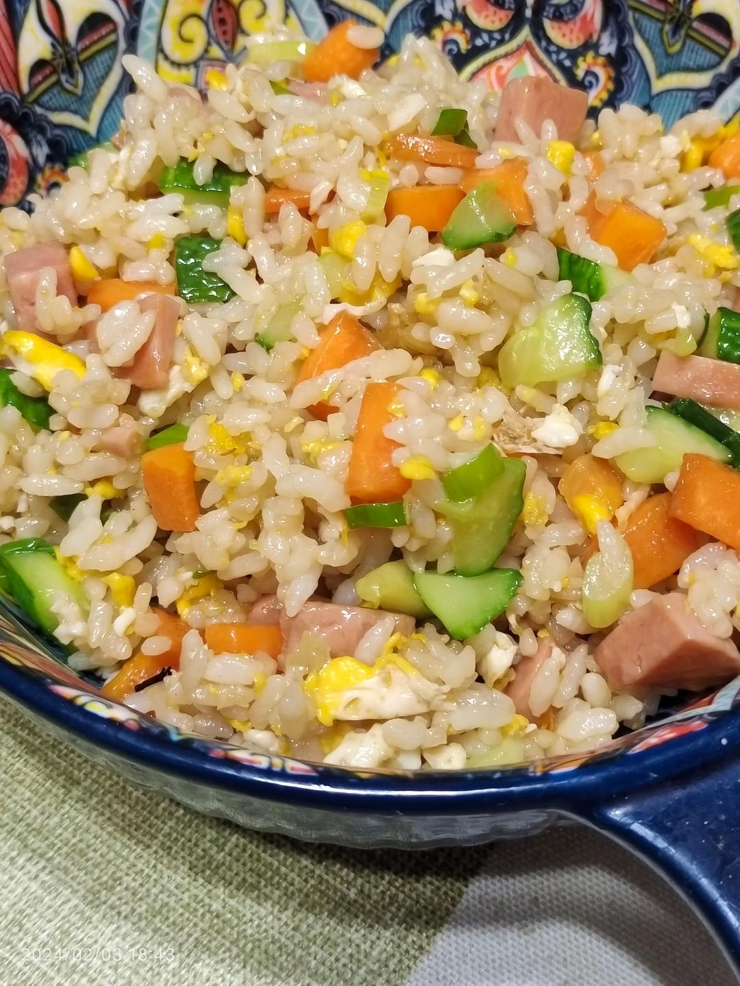 黄金家常炒米饭