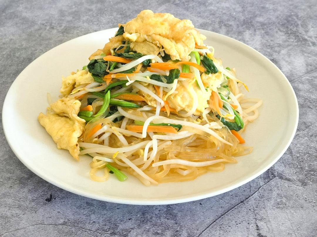 炒合菜～经典的拌饭菜，真的太香了