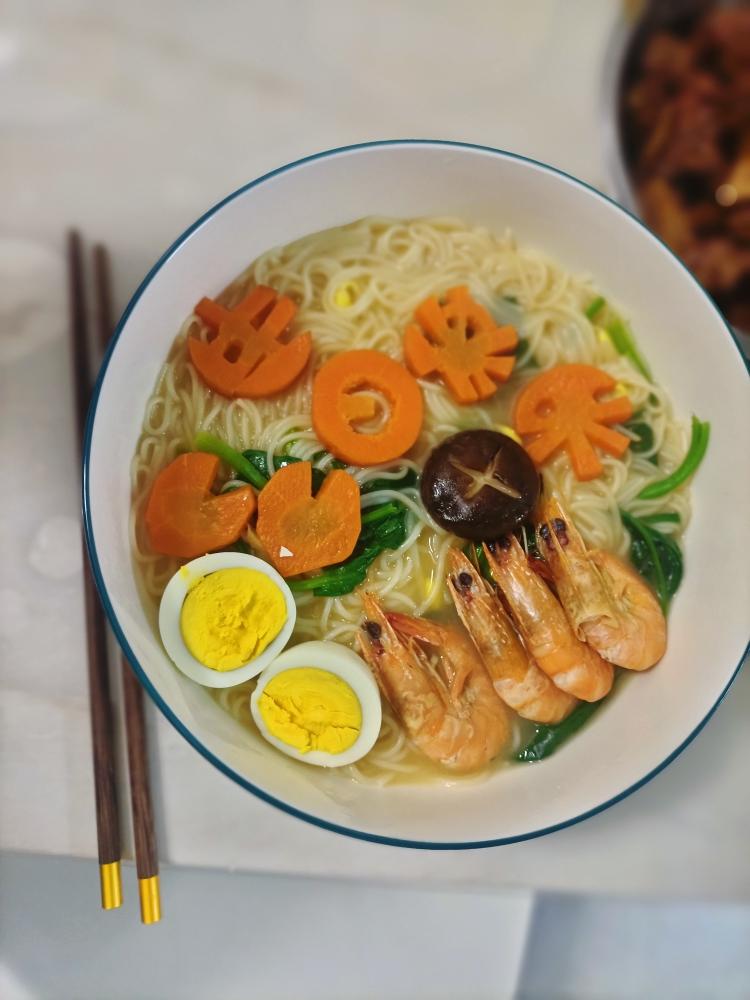 生日面条的做法