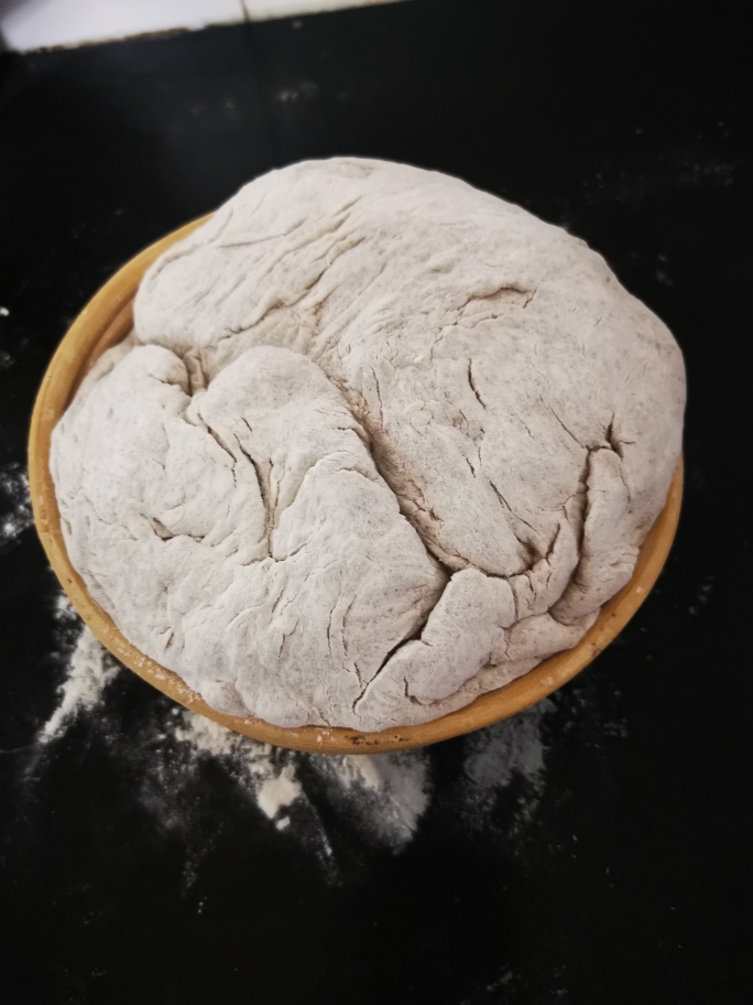 黑麦粉“双花”型欧包的做法 步骤14