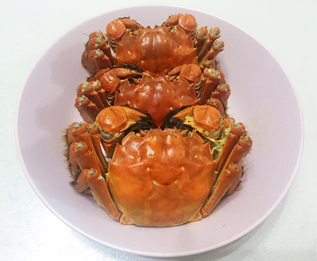 清蒸大闸蟹